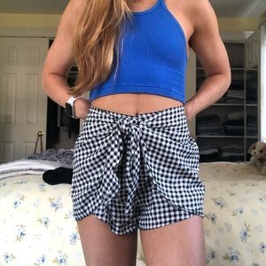 Abercrombie & Fitch gingham shorts